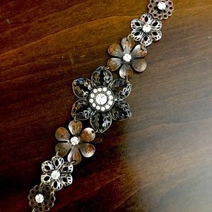 Metal Flower Bracelet